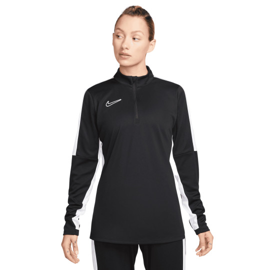Nike Dri-FIT Academy 23 1/4-Zip Trainingstrui Dames Zwart Wit