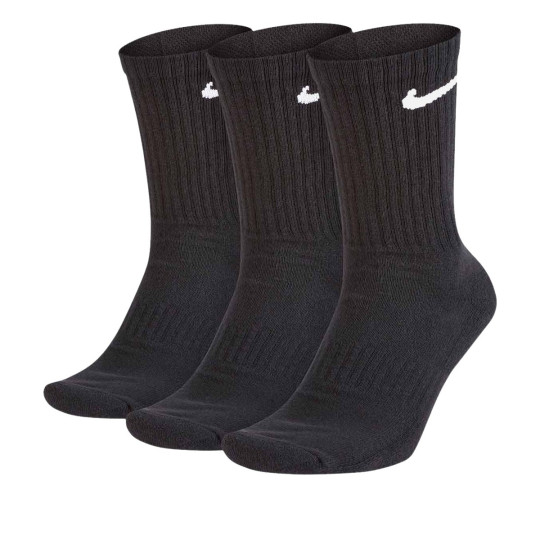 Nike Everyday Cushioned 3 Pack Sports Socks Black Grey White KNVBshop