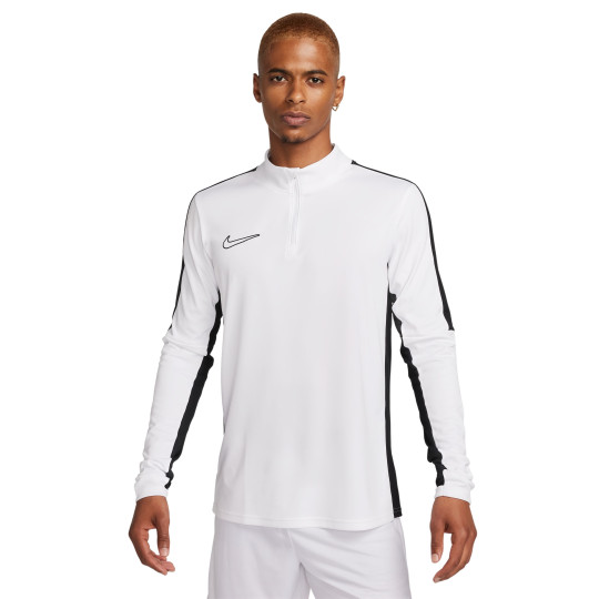Nike Dri-FIT Academy 23 1/4-Zip Trainingstrui Wit Zwart