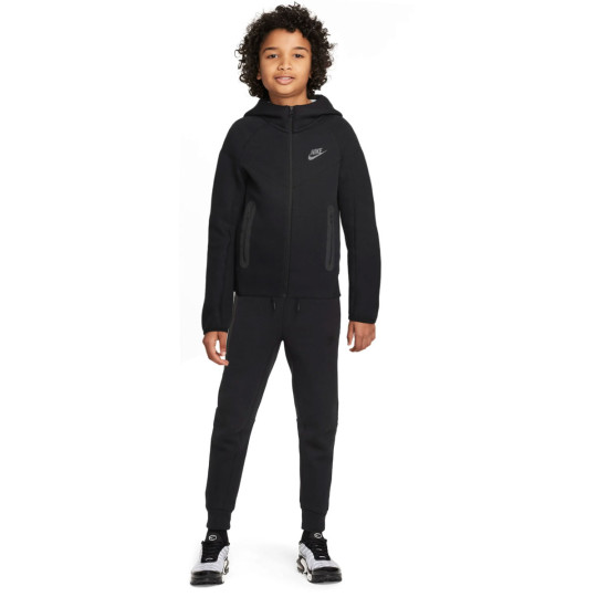 Nike Tech Fleece Tracksuit Sportswear Kids Red Black KNVBshop