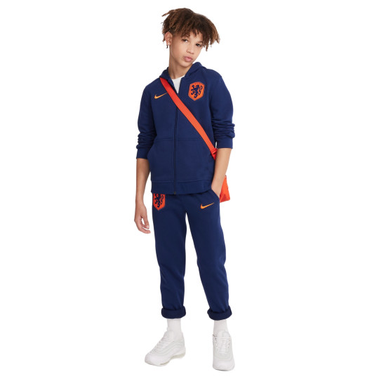 Blue and orange nike tracksuit sale