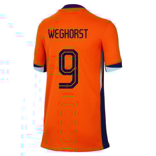 Nike Dutch Team Weghorst 9 Home Jersey 2024-2026 Kids