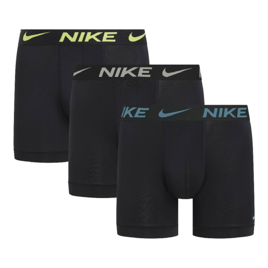 Nike Dri FIT Ultra Stretch Micro Boxer Shorts 3 Pack Black White KNVBshop