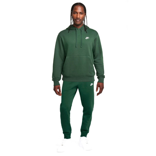 Nike tracksuit green and white hot sale