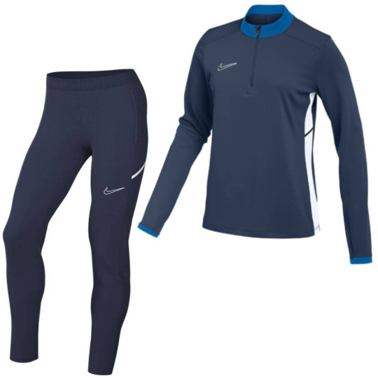 navy blue nike tracksuit womens
