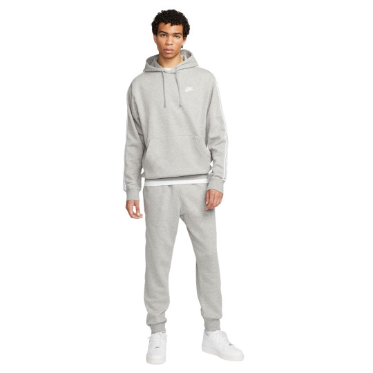 Nike Club Fleece Tracksuit Hooded Light Grey White - KNVBshop.nl