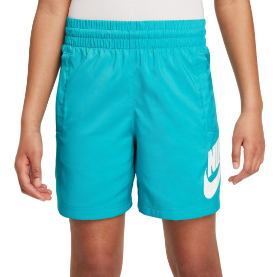 Nike Sportswear Club Broekje Woven Kids Turquoise Wit