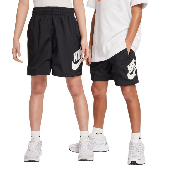 Nike Sportswear Club Broekje Woven Kids Zwart Wit