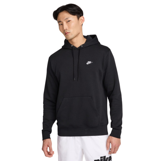 Nike Sportswear Club Fleece Hoodie Zwart Wit