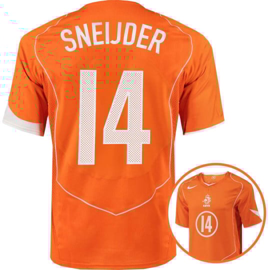 Nike Nederlands Elftal Total 90 Sneijder 14 Thuisshirt 2004 Reissue
