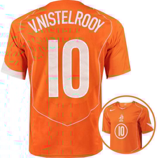 Nike Nederlands Elftal Total 90 Van Nistelrooy 10 Thuisshirt 2004 Reissue