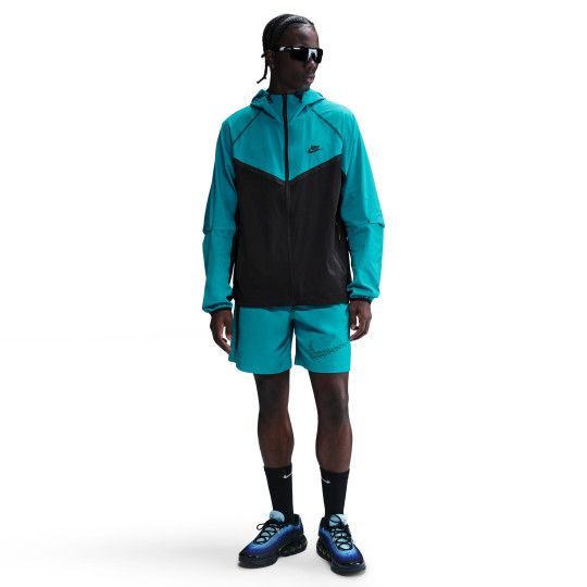 turquoise nike windbreaker