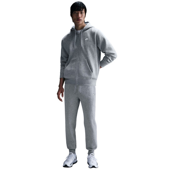 grey nike club tracksuit