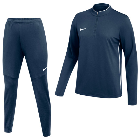 nike navy tracksuit womens