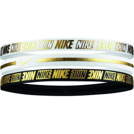 Black and shop gold nike headband