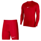 Nike Park Dri-Fit Long Sleeve Training Set Red White