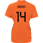 Nike Netherlands Vapor Match Groenen 14 Home Shirt WEURO 2022 Women