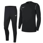 Nike Park 20 Crew Tracksuit Black White
