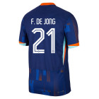 Nike Dutch Team F. de Jong 21 Authentic Away Jersey 2024-2026
