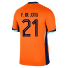 Nike Nederlands Elftal F. de Jong 21 Thuisshirt 2024-2026