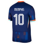 Nike Nederlands Elftal Memphis 10 Uitshirt 2024-2026