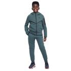 Nike Tech Fleece Tracksuit Kids Sportswear Dark Green Black
