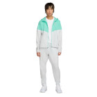 Nike Air Sportswear Trainingspak Full-Zip Woven Grijs Turquoise Zwart