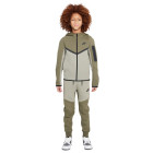 Nike Tech Fleece Trainingspak Sportswear Kids Olijfgroen Grijs Zwart