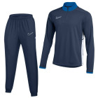 Nike Academy 25 Trainingspak 1/4-Zip Donkerblauw Blauw Wit