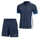 Nike Academy 25 Polo Training Set Dark Blue White