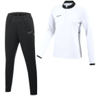 Nike Academy 25 1/4-Zip Women's Tracksuit White Black Grey