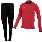 Nike Academy 25 Trainingspak 1/4-Zip Dames Rood Zwart Wit