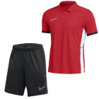 Nike Academy 25 Polo Training Set Red Black White