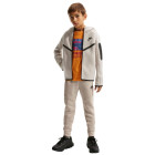 Nike Sportswear Tech Fleece Trainingspak Kids Beige Zwart