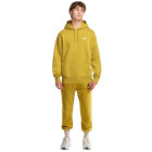 Nike Club Fleece Sportswear Joggingpak Hooded Donkergeel Wit
