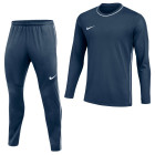 Nike Dri-FIT Park 26 Trainingspak Kids Donkerblauw Wit