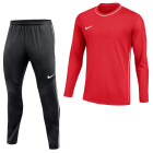 Nike Dri-FIT Park 26 Trainingspak Kids Rood Zwart