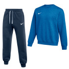 Nike Park 26 Fleece Crew Joggingpak Blauw Donkerblauw