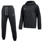 Nike Park 26 Fleece Pullover Hoodie Joggingpak Kids Zwart Wit