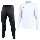 Nike Dri-FIT Park 26 Trainingspak 1/4-Zip Wit Zwart