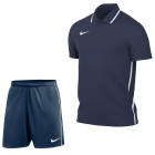 Nike Dri-FIT Park 26 Polo Trainingsset Donkerblauw Wit