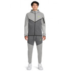 Nike Sportswear Tech Fleece Tracksuit Grey Dark Grey Bright Green