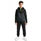 Nike Sportswear Tech Fleece Trainingspak Kids Zwart Donkergrijs Rood