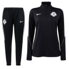 Nike KNVB Scheidsrechters Trainingspak 1/4-Zip 2026-2028 Dames Zwart Wit