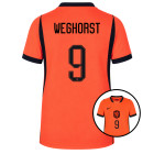 Nike Nederlands Elftal Weghorst 9 Thuisshirt 2026-2028 Kids
