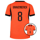 Nike Dutch Team Gravenberch 8 Authentic Home Shirt 2026-2028 Kids