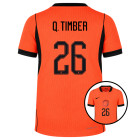 Nike Dutch Team Q. Timber 26 Authentic Home Shirt 2026-2028 Kids