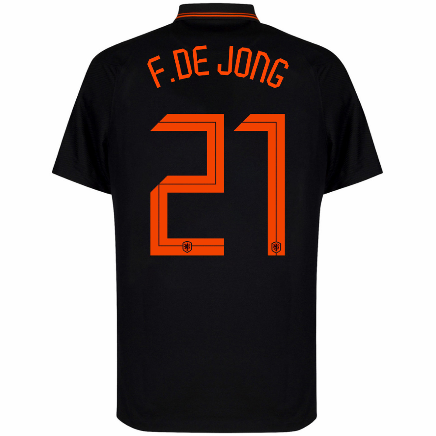 Nike F. de Jong 21 Nederland Uitshirt 2020-2022