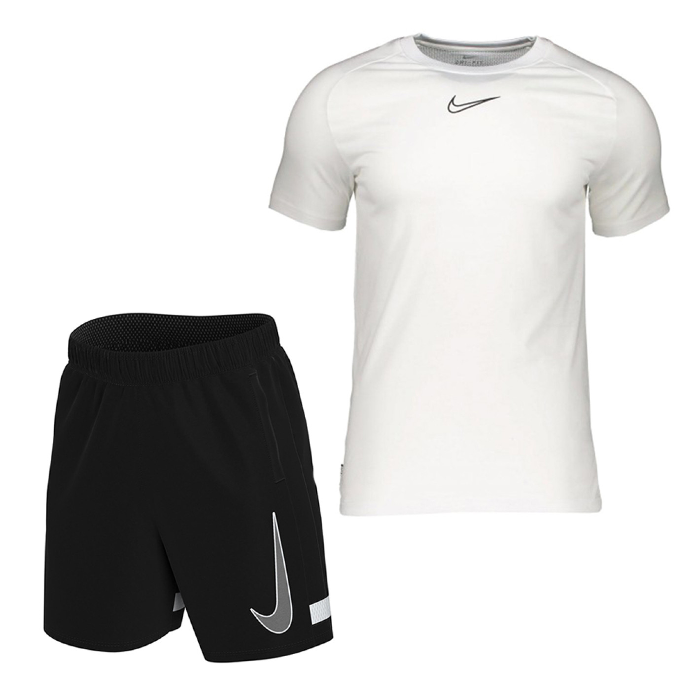 Nike Dry Academy Trainingsset Wit Zwart