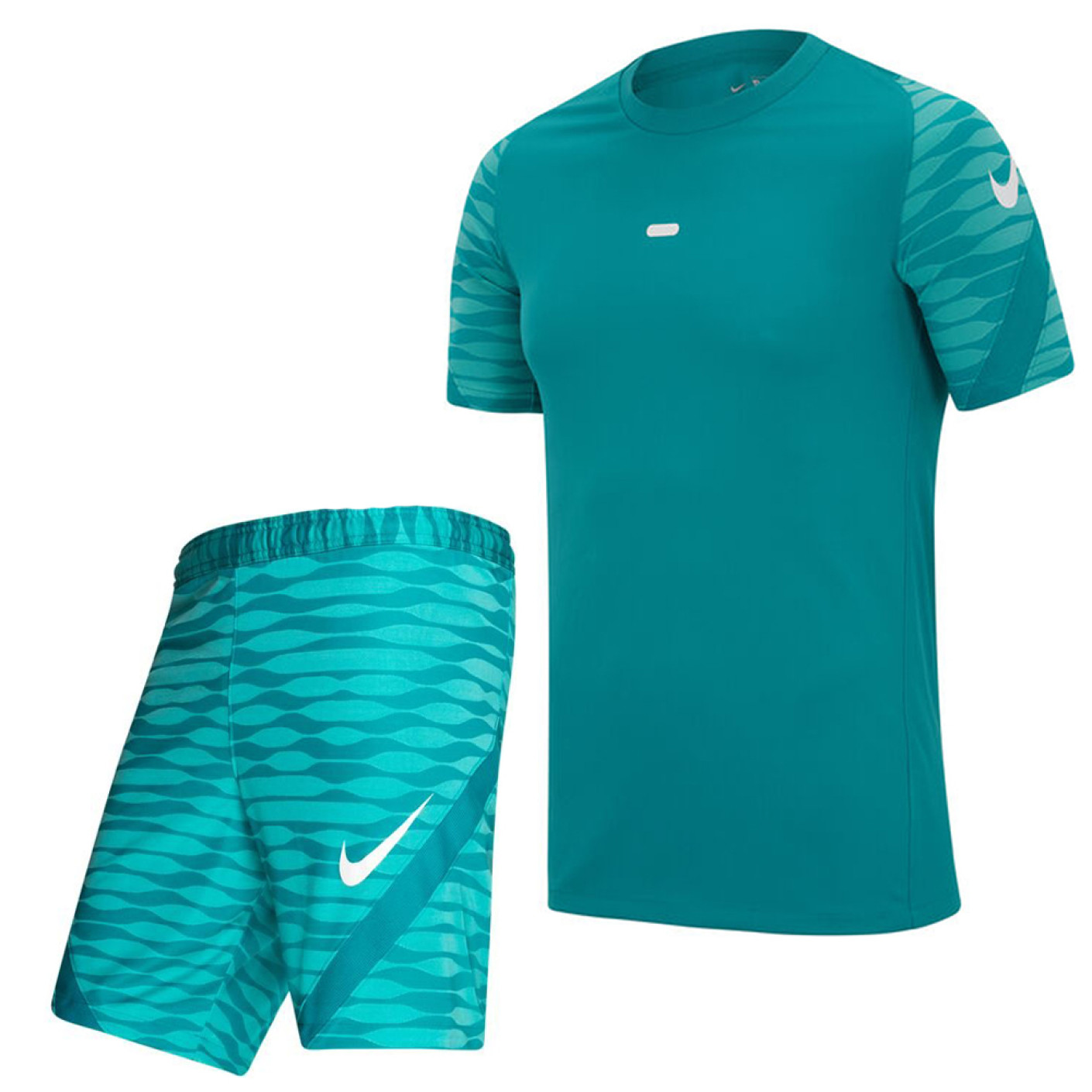 Nike Trainingsset Strike 21 Turquoise Wit